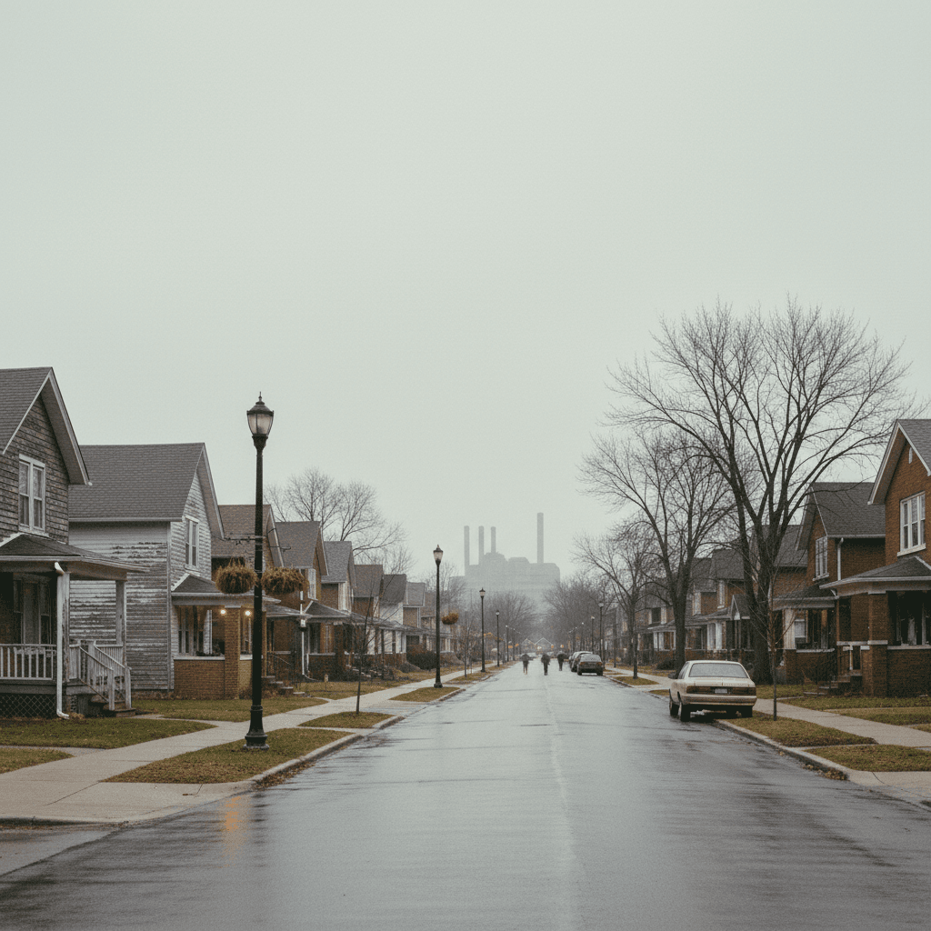 A Hammond / Gary / Whiting residential block in Northwest Indiana